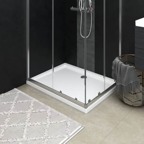 vidaXL brusekar 80x100 cm ABS rektangulært -  Brusekar