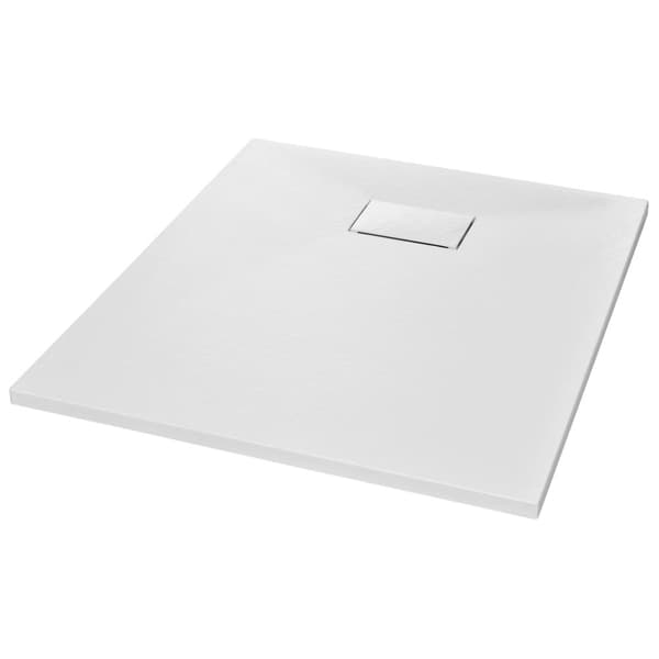 vidaXL brusekar SMC 90 x 70 cm hvid - Brusekar