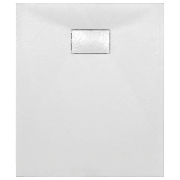 vidaXL brusekar SMC 90 x 70 cm hvid - Brusekar