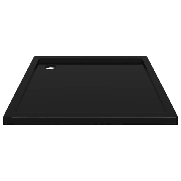 vidaXL Duschkar fyrkantigt ABS svart 80x80 cm -  Duschkar