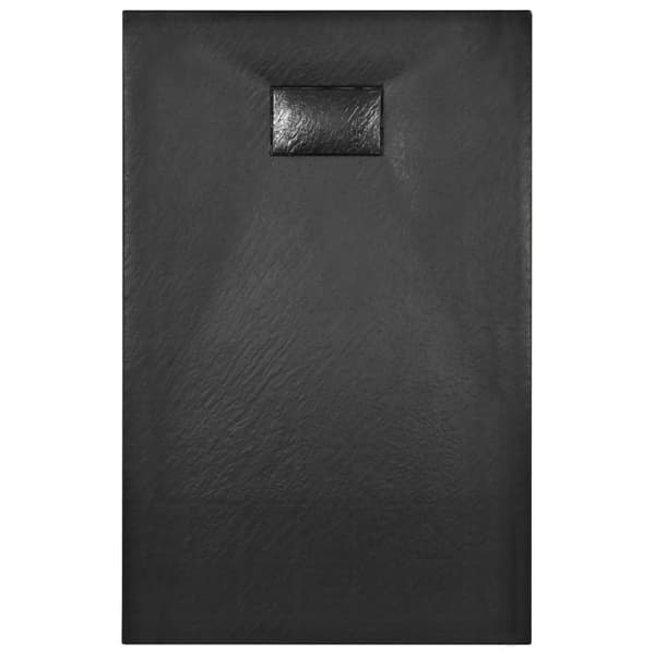 vidaXL brusekar SMC 100 x 80 cm sort -  Brusekar
