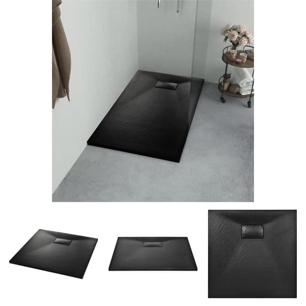 The Living Store brusekar SMC 90 x 90 cm sort -  Brusekar