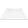 Miniatyrbillede 5 af 8: The Living Store brusekar med dupper 80x120x4 cm ABS hvid -  Brusekar