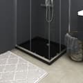 Miniatyrbillede 2 af 8: Brusekar - Living brusekar 70x90 cm ABS rektangulært sort