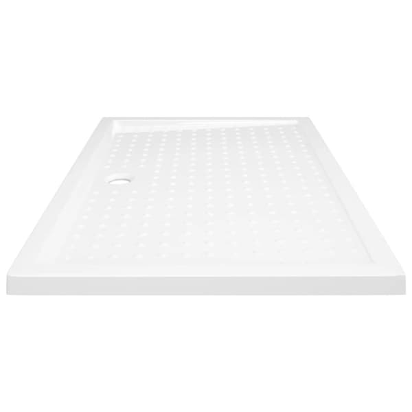 Brusekar - Living brusekar med dupper 80x120x4 cm ABS hvid