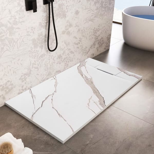 Brusekar Bazalt CARRARA HVID 80x100