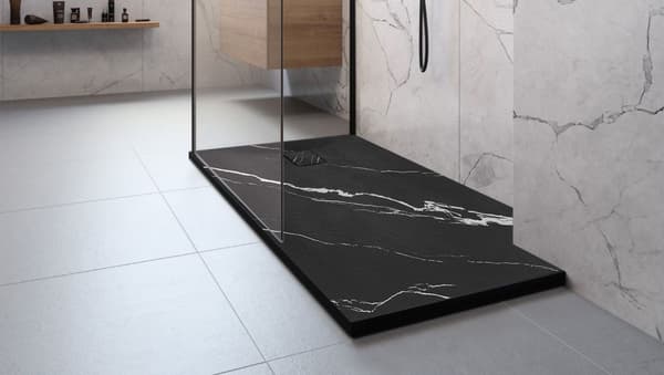 Suihkuallas Magnum CARRARA MUSTA 80x100