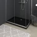 Miniatyrbild 1 av 2: Duschkar rektangulärt ABS svart 70x100 cm