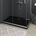 Miniatyrbild 1 av 2: Duschkar rektangulärt ABS svart 80x120 cm
