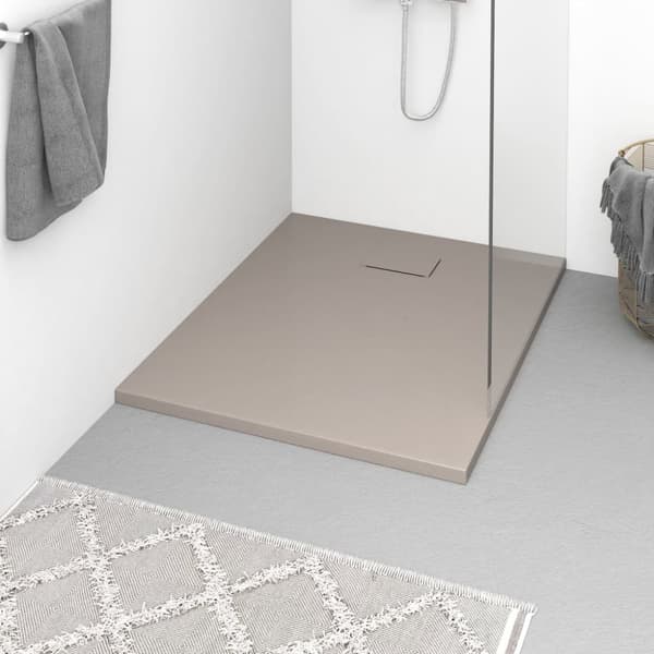 Duschkar SMC brun 100x80 cm