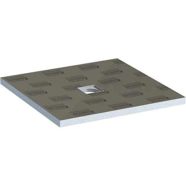 Duschavlopp LUX ELEMENTS TUB-MQ 900 LTUBE10101 grå 90 x 90 cm