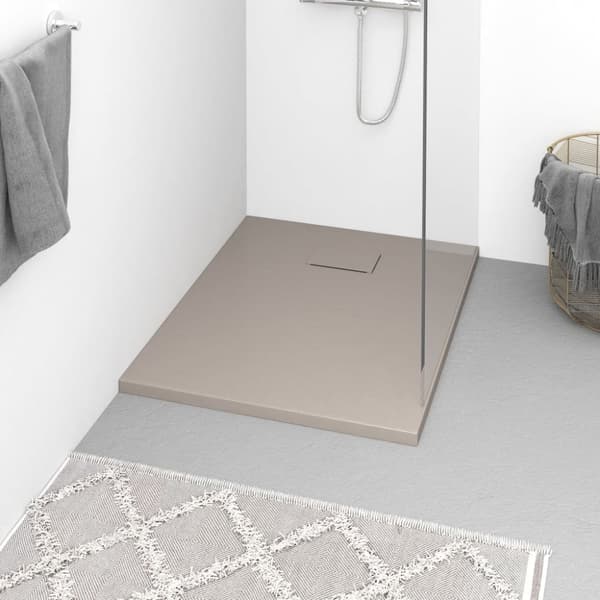 Duschkar SMC brun 90x70 cm