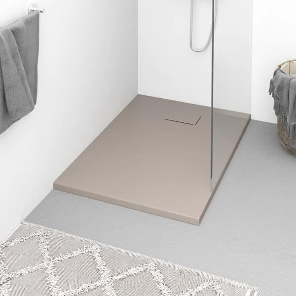 Duschkar SMC brun 100x70 cm