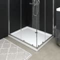 Miniatyrbild 1 av 2: Duschkar med prickar vit 80x100x4 cm ABS