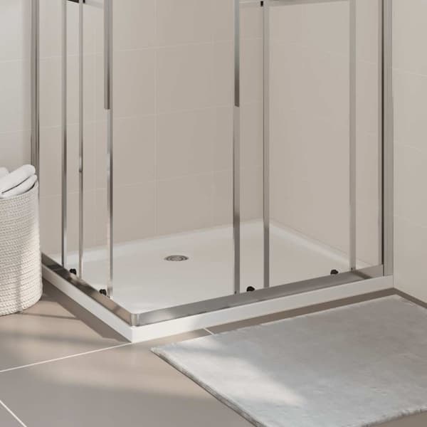 Duschkar rektangulärt ABS 80x100 cm