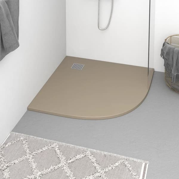 Duschkar SMC brun 90x90 cm