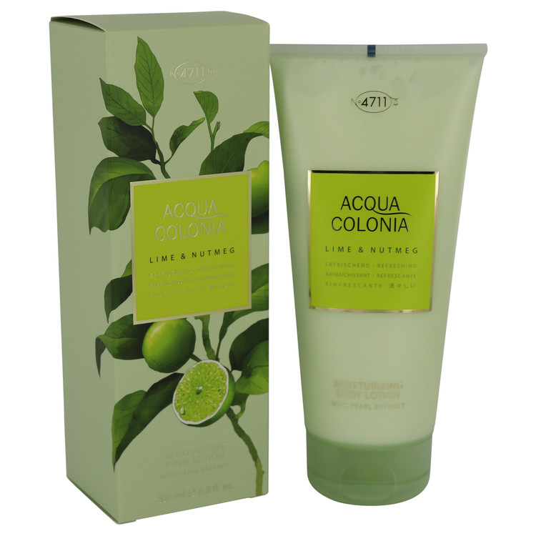 4711 Acqua Colonia Lime & Nutmeg Maurer & Wirtz Body Lotion 6.8 oz / 200 ml [F]