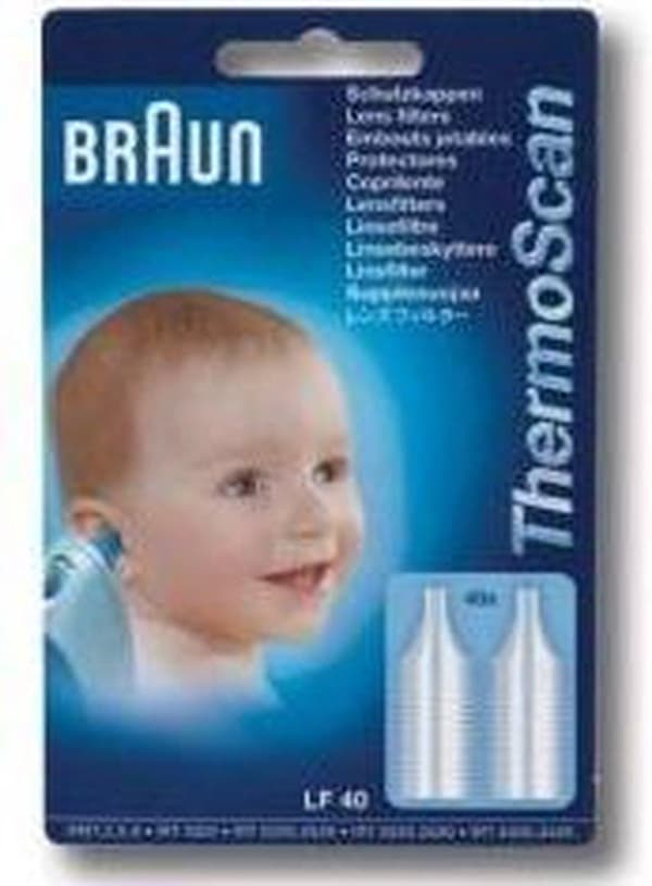 Braun LF40 - Linssin suodattimien täyttösarja korvalämpömittari