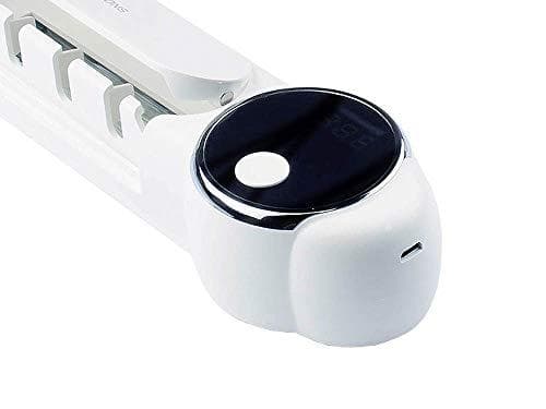 Gode forbindelser UV-C tandbørstedesinfektionsstation, til fire elektriske/manuelle tandbørster, hvid, 22,5 x 4,2 x 6,7 cm, UVC-0003