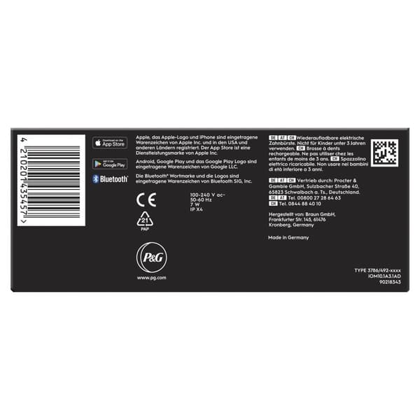 Braun Oral-B iO Series 10 Stardust hvid tandbørste 435457 (435457)