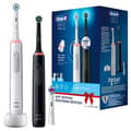 Miniatyrbild 1 av 6: Braun Oral-B Pro 3 3900 Svart/Vit med 2:a handstycket JAS22 tandborste 760765 (760765)