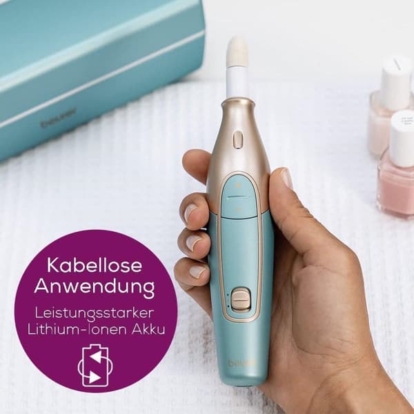 Beurer MP84 Manikyr/Pedikyrset uppladdningsbart 10 tillbehör
