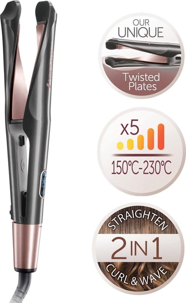 Remington S6606 Curl & Straight Confidence 2-i-1 - Glattejern