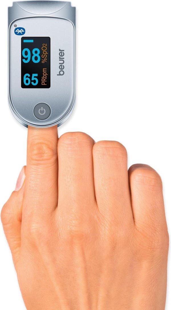 Beurer PO60 - Happimittari/pulssioksimetri - Sykemittari - Bluetooth