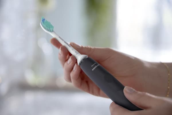 Philips Sonicare Series 3100 HX3675/15 - Elektrisk tandborste - Svart & Rosa - Duopack