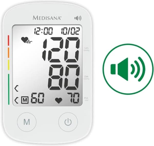Medisana BU 535 Voice Talking olkavarren verenpainemittari