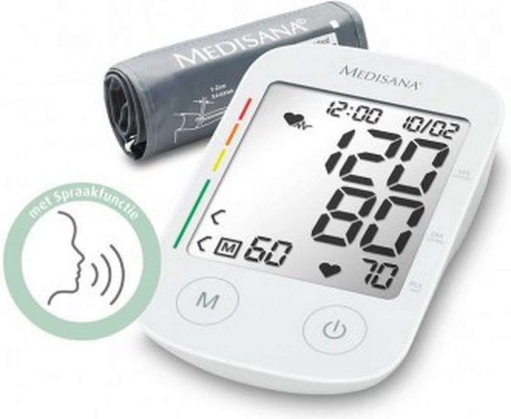 Medisana BU 535 Rösttalande överarmsblodtrycksmätare