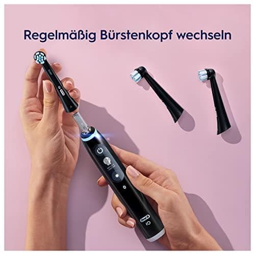 Braun Oral-B borsthuvuden iO skonsam rengöring Svart 2 ersättningsborstar 418993 (418993)