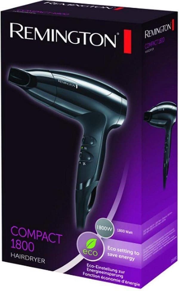 Remington D5000 Compact 1800 W - Kompakti matkahiustenkuivain