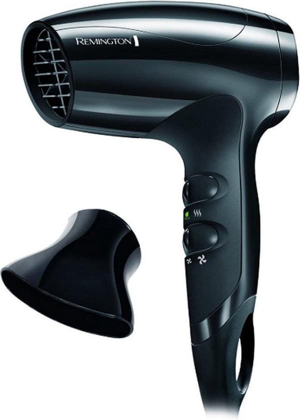 Remington D5000 Compact 1800 W - Kompakt rejsehårtørrer Sort