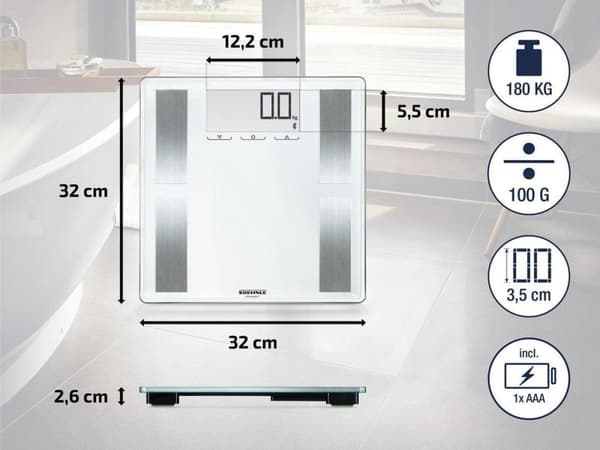 Soehnle badevægt Shape Sense Connect 100 – 180 kg