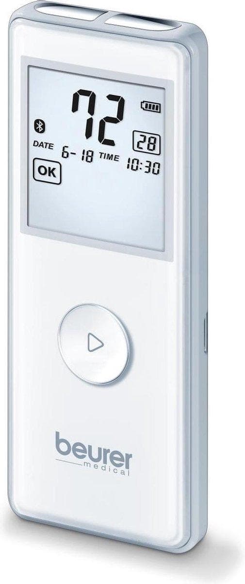 Beurer ME90 - Siirrettävä EKG-laite - USB-tiedonsiirto - Sykemittaus