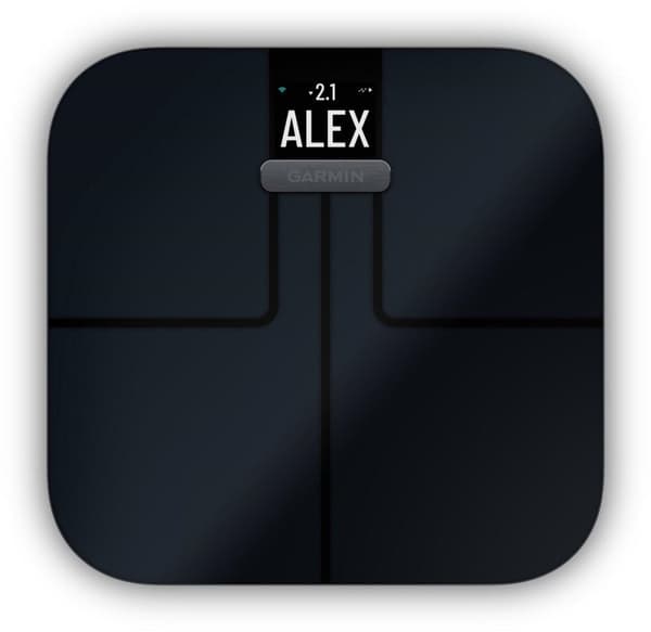 Garmin Index™ S2 Smart Scale - Smart Våg med Bluetooth - Flera mätningar - Svart