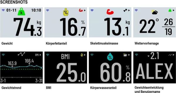 Garmin Index™ S2 Smart Scale - Smart Våg med Bluetooth - Flera mätningar - Svart