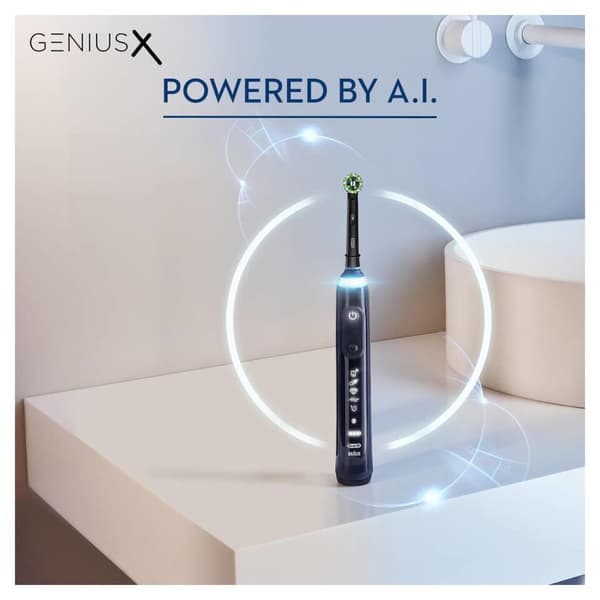 Oral-B Genius X - Special Edition - Musta - Sähköhammasharja - 1 kahva ja 1 harjaspää