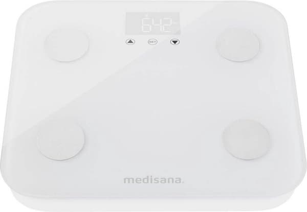 Medisana BS 600 WiFi Analysis badrumsvåg Vägningsområde (max.): 150 kg Vit Med Bluetooth