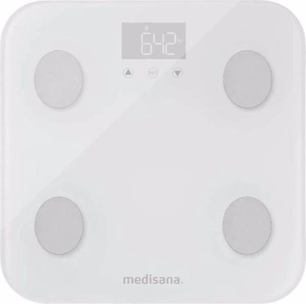 Medisana BS 600 WiFi Analysis badrumsvåg Vägningsområde (max.): 150 kg Vit Med Bluetooth