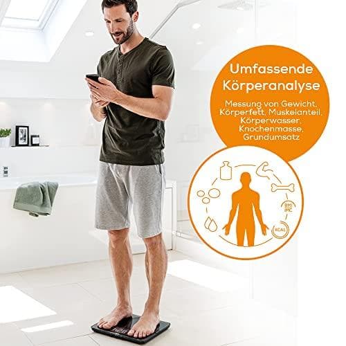 Beurer BF 915 digital personlig vægt vejeområde (maks.)=200 kg sort med Bluetooth (76007)