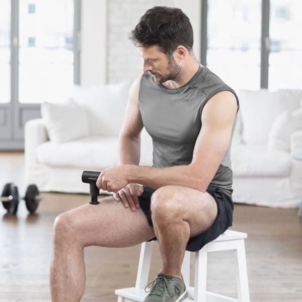 Medisana MG 150 Massage Gun Mini - 6 massagestykker, 5 vibrationsniveauer, USB-C, medfølger taske