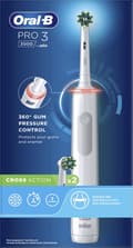 Miniatyrbillede 8 af 8: Oral-B Pro 3 3000 - El-tandbørste - Hvid