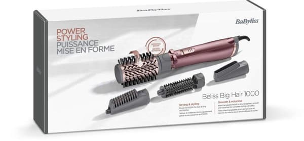 BaByliss ® Beliss Big Hair AS960E - Roterande hårfönborste