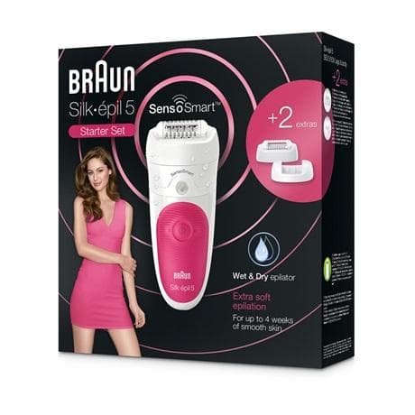 Braun Silk-épil 5-500 - Epilator för nybörjare - Våt & torr epilering