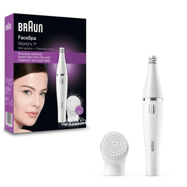 Braun Face SE810 - Epilaattori kasvojen puhdistusharjalla