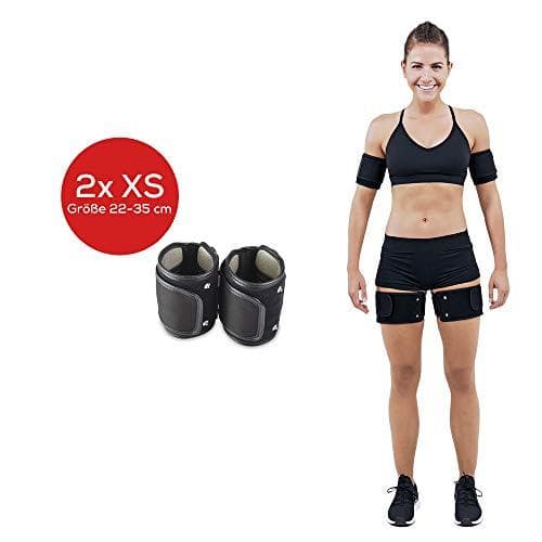 Beurer EMS HomeSTUDIO ersättningsmanschetter storlek XS, 2 manschetter för elektrisk muskelstimulering, lämplig för Beurer EMS HomeSTUDIO-enheten