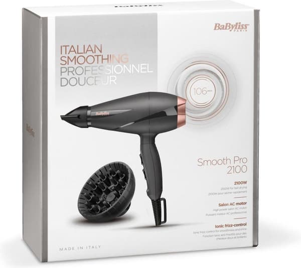 BaByliss ® Smooth Pro 6709DE - Hårtørrer