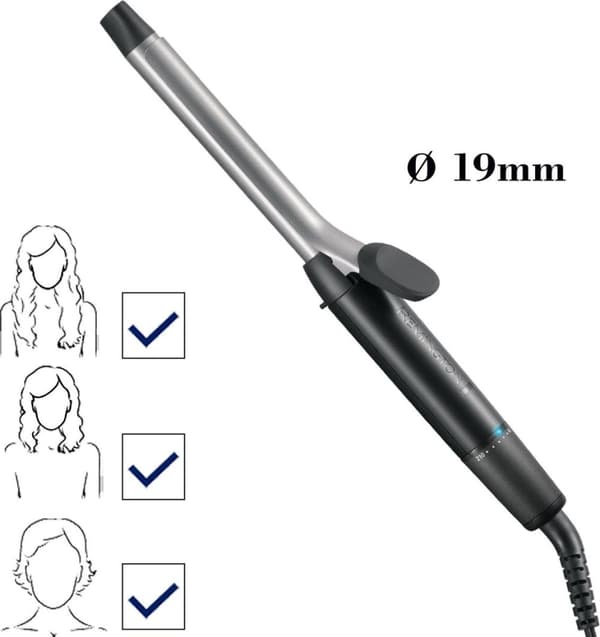 Remington CI5519 Pro spiraalikiharat - 19 mm kiharat - pienet kiharat
